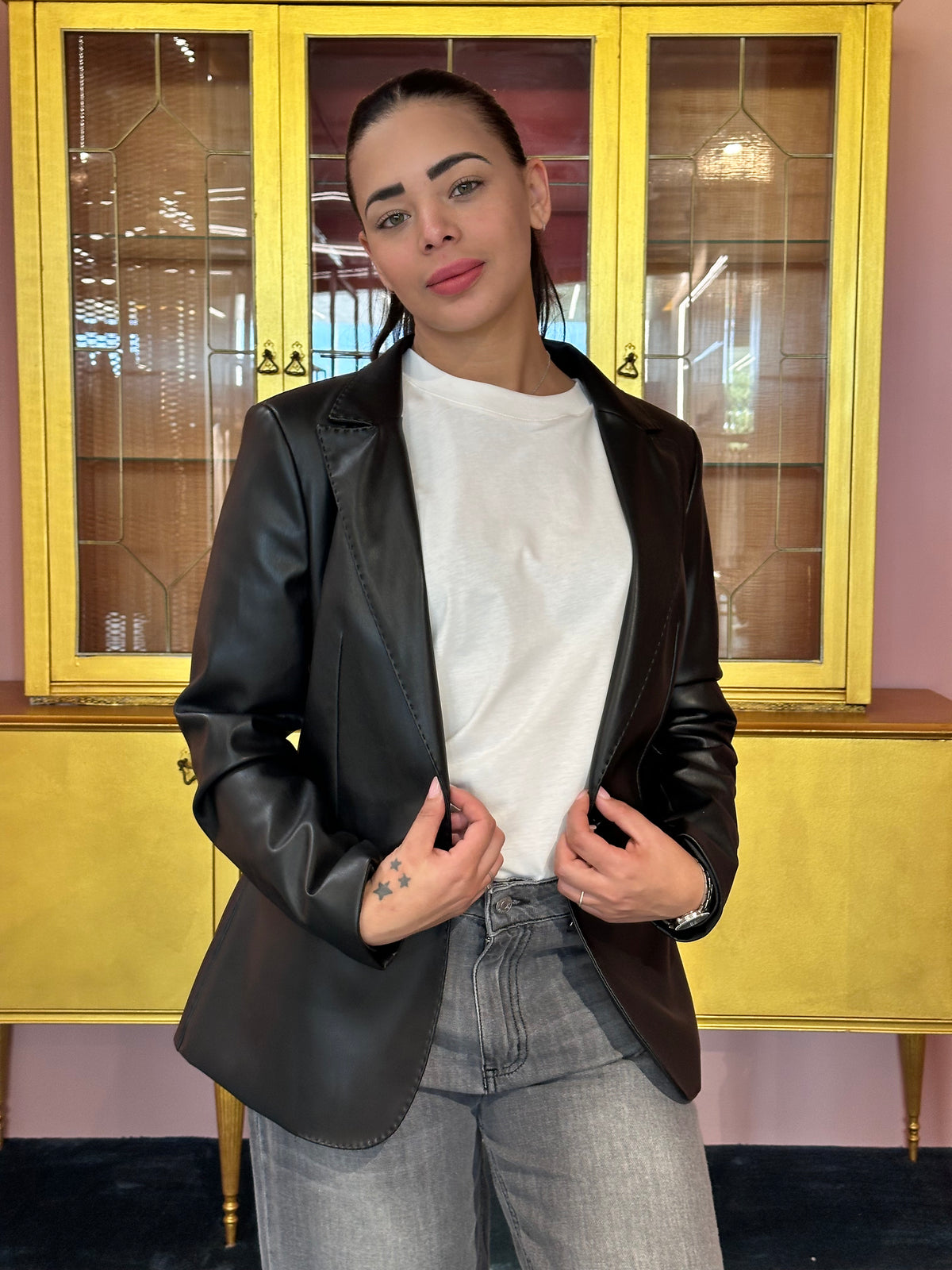 Susy Mix - Giacca Ecopelle-2