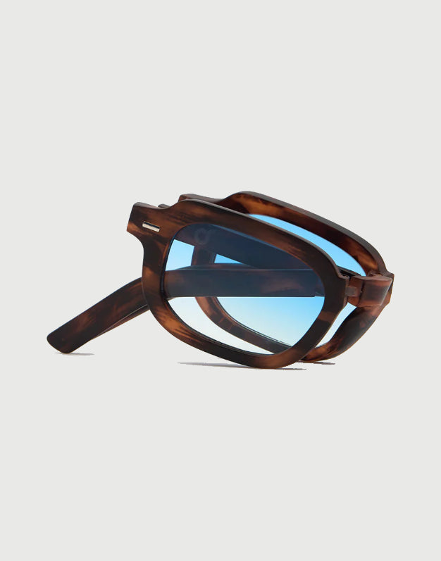 Occhiali OS SUNGLASSES - Modello Ibiza – Havana Blu-3