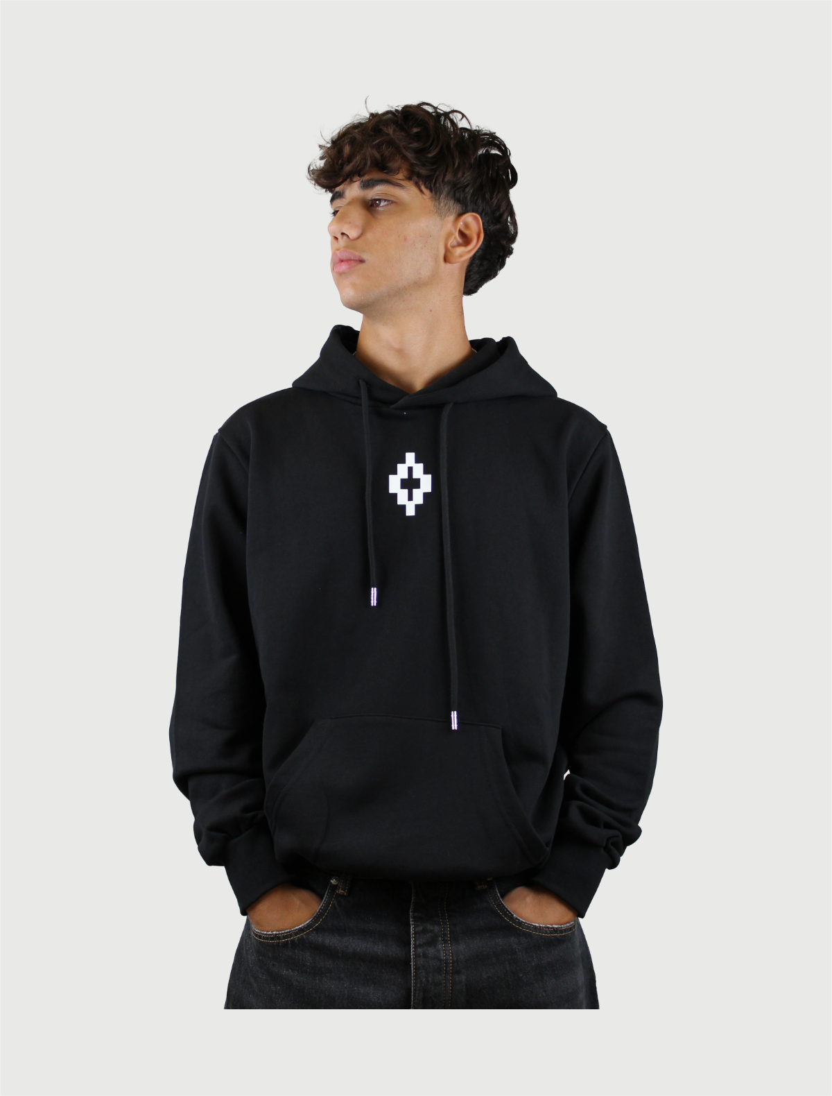 COUNTY OF MILAN - HOODIE MAN COCCO/NERO