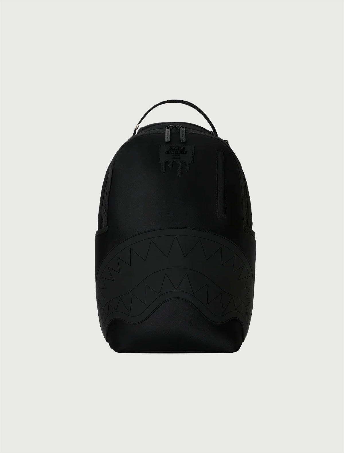 SPRAYGROUND - 910B9635NSZ  SHARK CENTRAL BLACKED OUT EMBOSSED-1