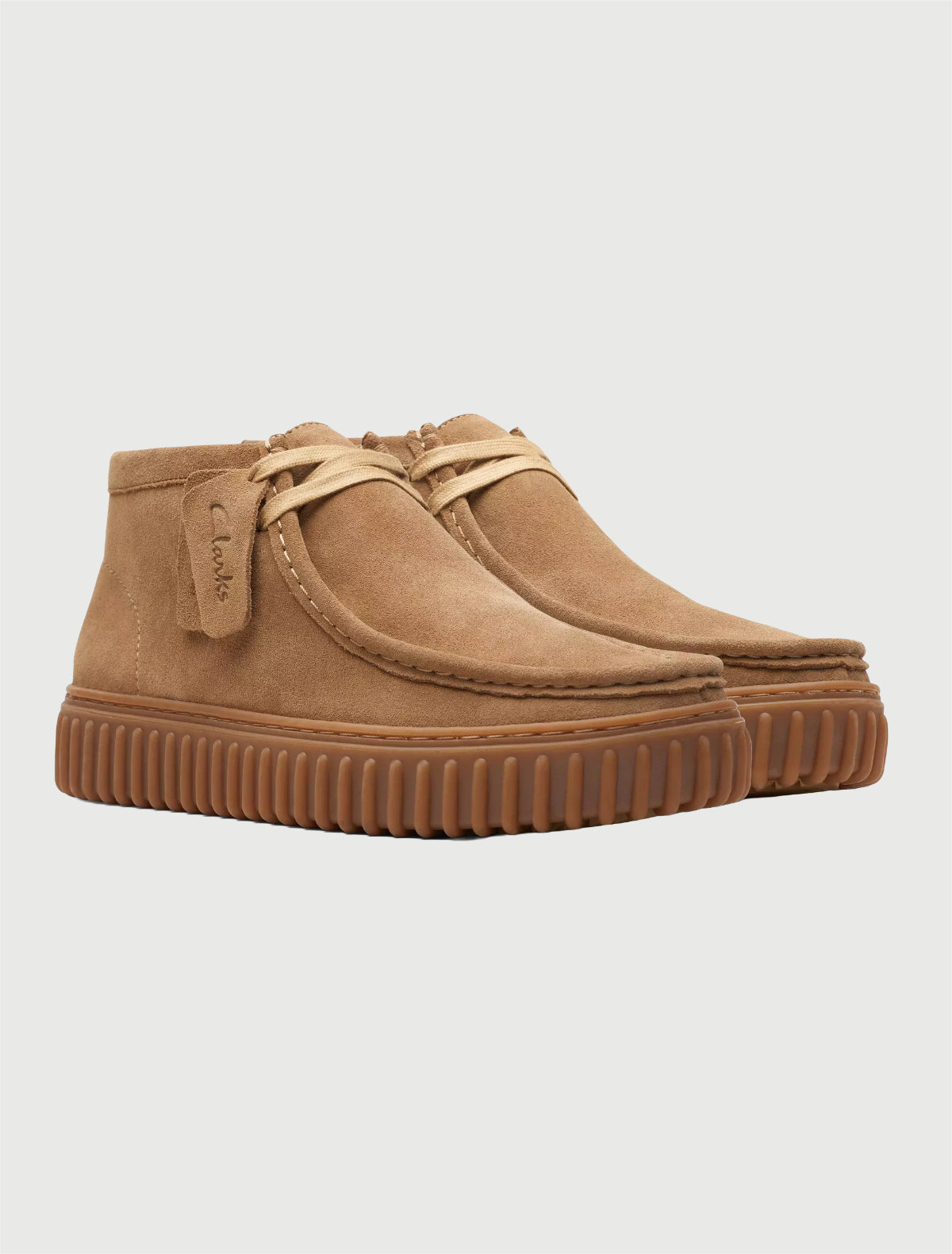 CLARKS - Torhill Hi Camoscio Sabbia Scuro