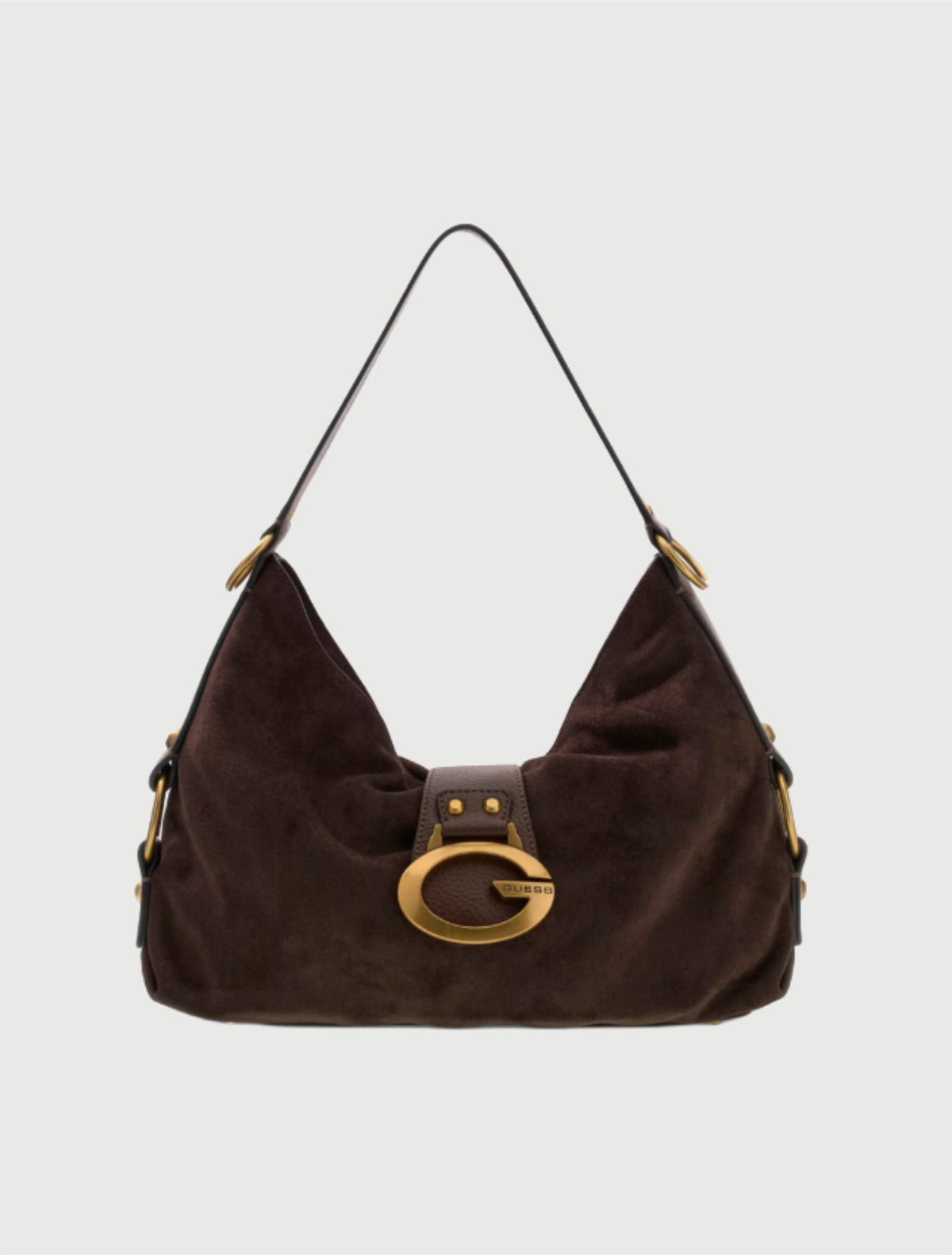 GUESS - Borsa a spalla grande Camden Espresso-1