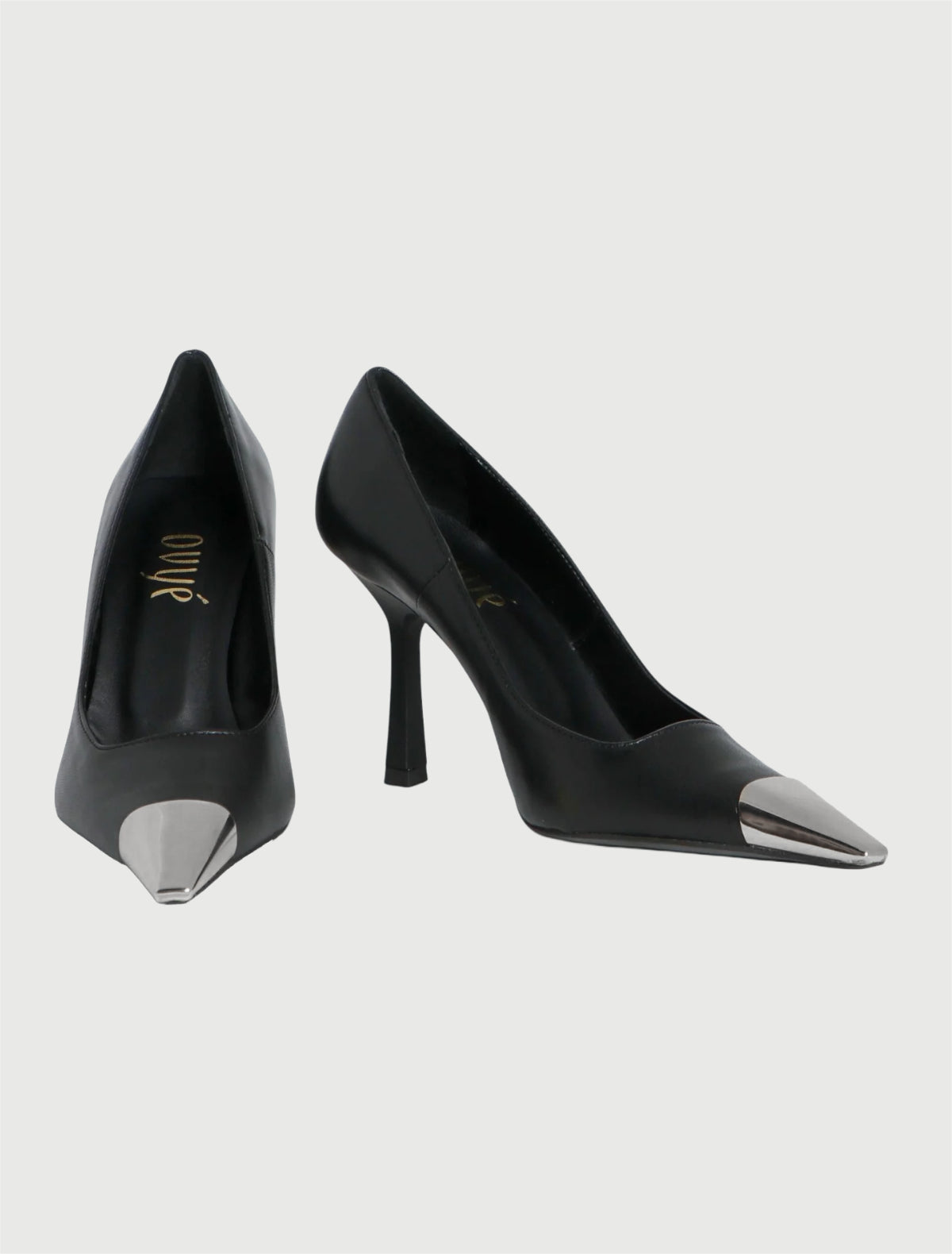 OVYÈ - Décolleté in Nappa Nera