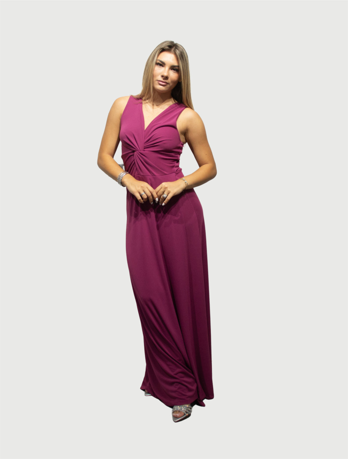VICOLO - Abito Fuxia-1