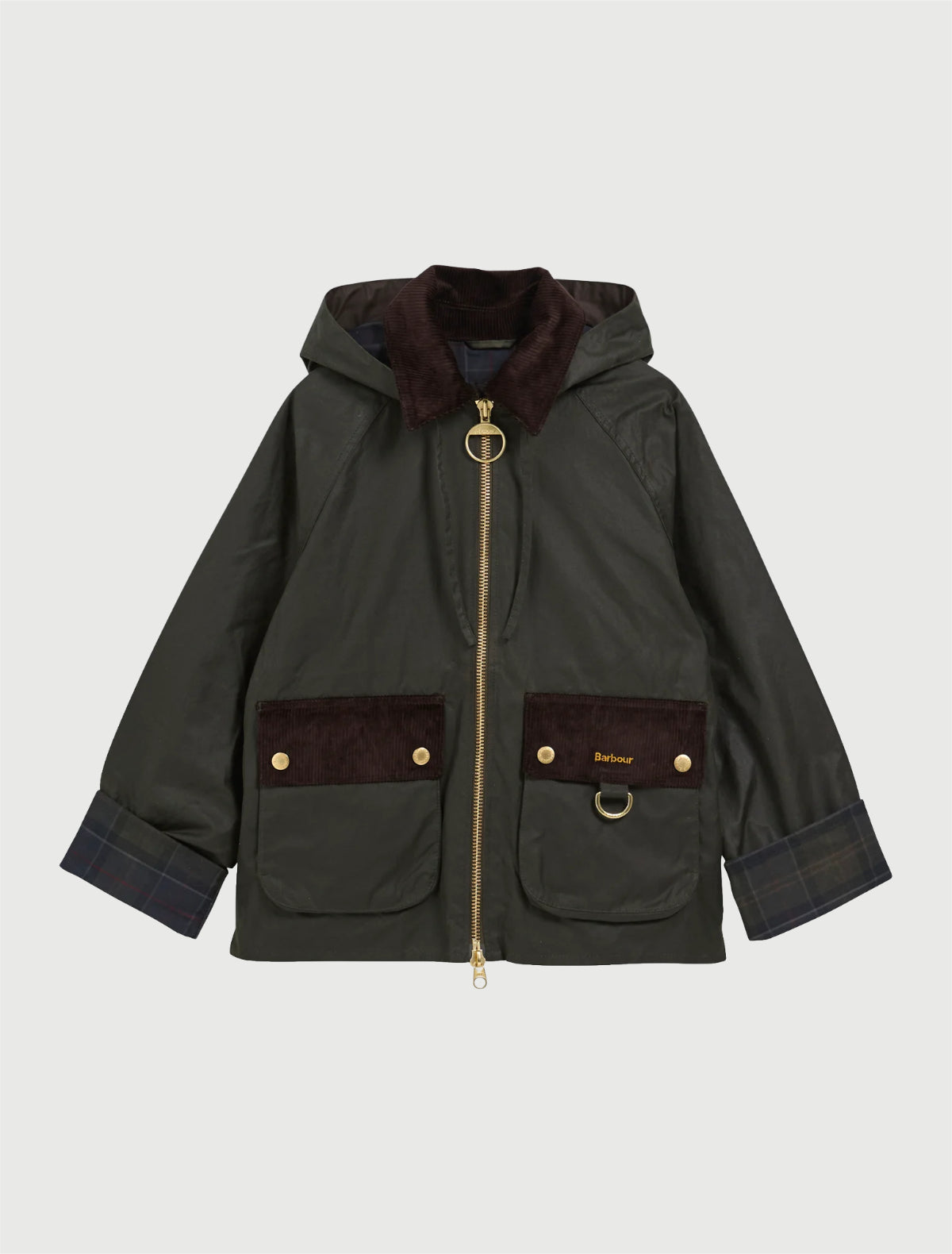 BARBOUR - Giacca cerata Carville - Fern/Shadow Classic