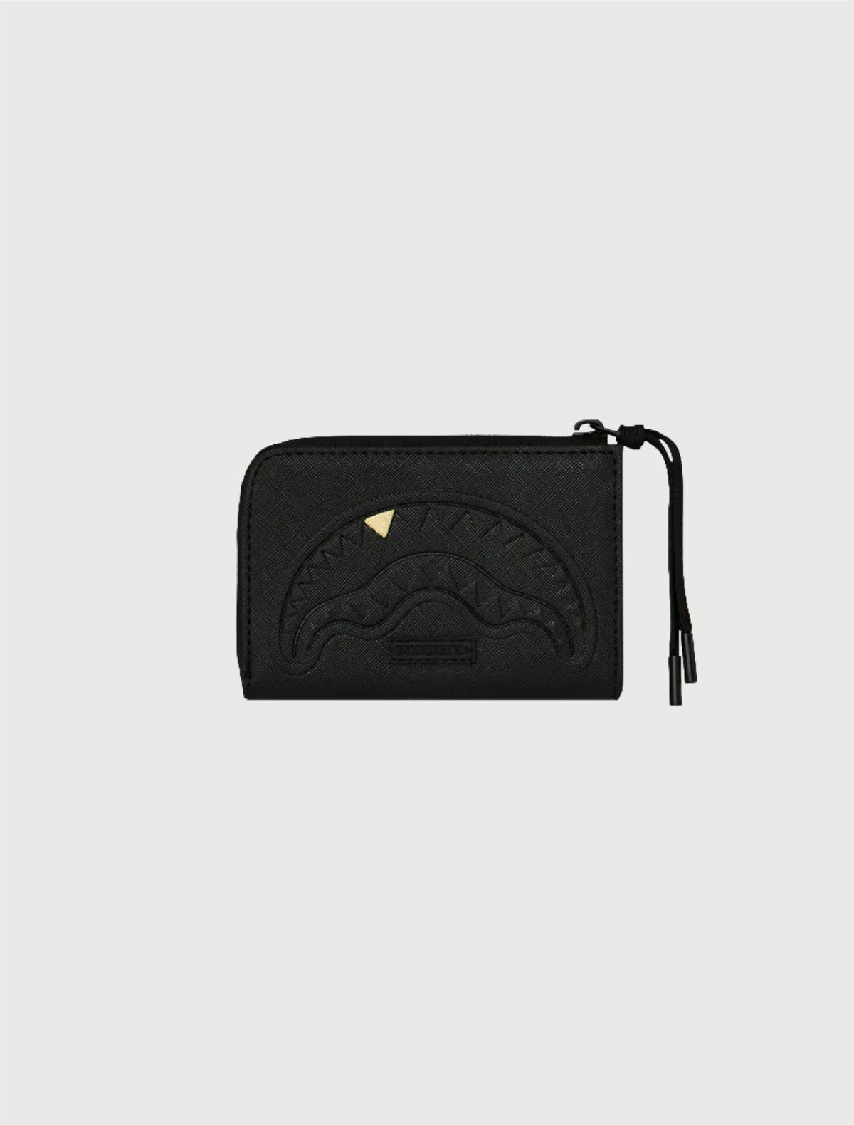 SPRAYGROUND - 910W9328NSZ BLACKED OUT EMBOSSED GOLD TOOTH WALLET