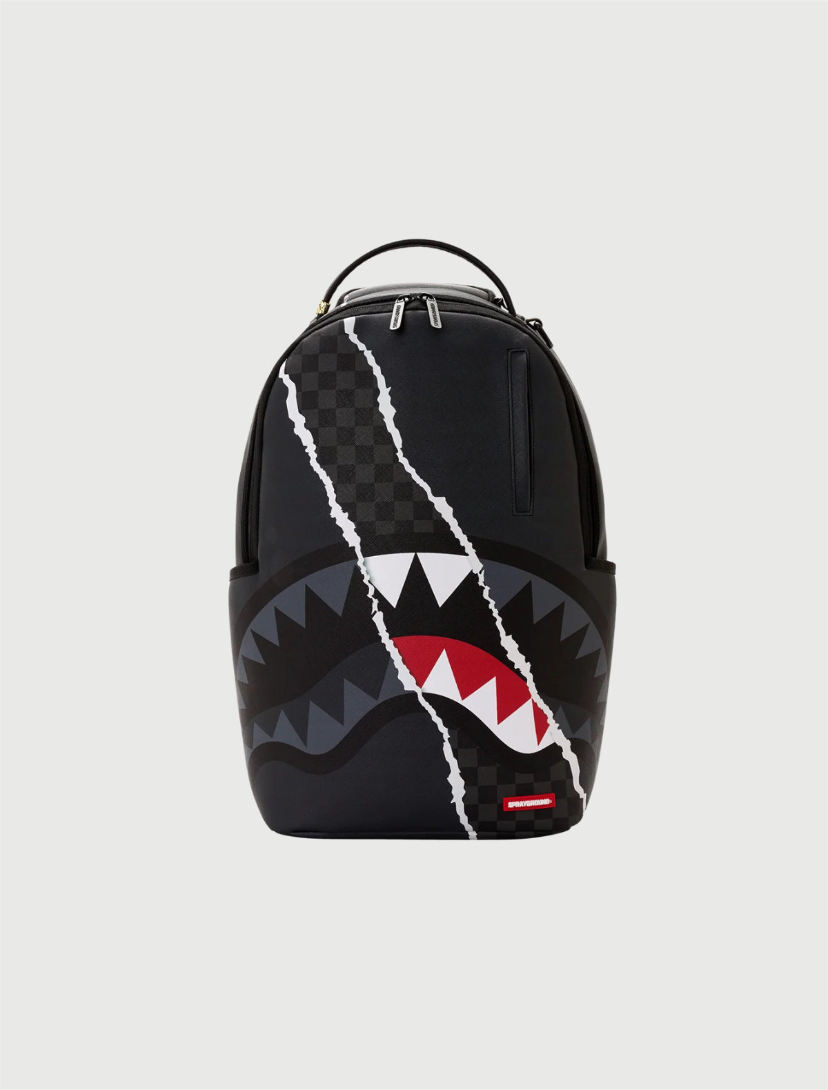 SPRAYGROUND - 910B8502NSZ CENTER RIP REVEALING GRAY CHECK BACKPACK