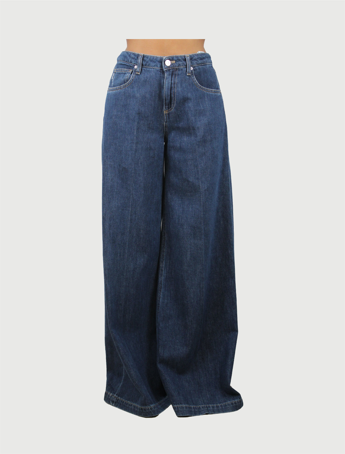 VICOLO - PANTALONE MADISON  DENIM BLU