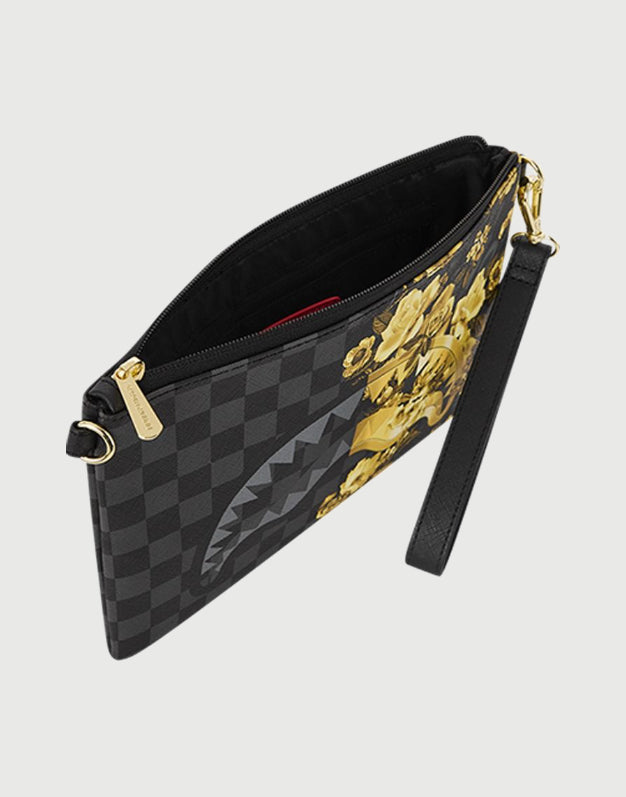 Sprayground Borsa Pochette Gold Floral Remix Crossbody-3