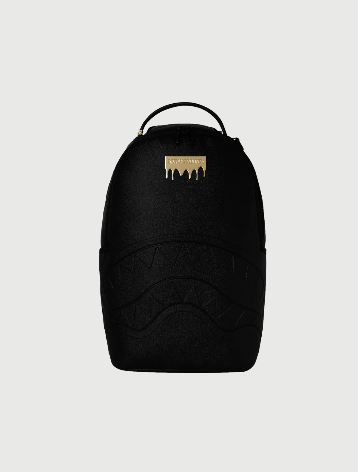 Sprayground - GOLD BRICK DRIP BLACK BACKPACK