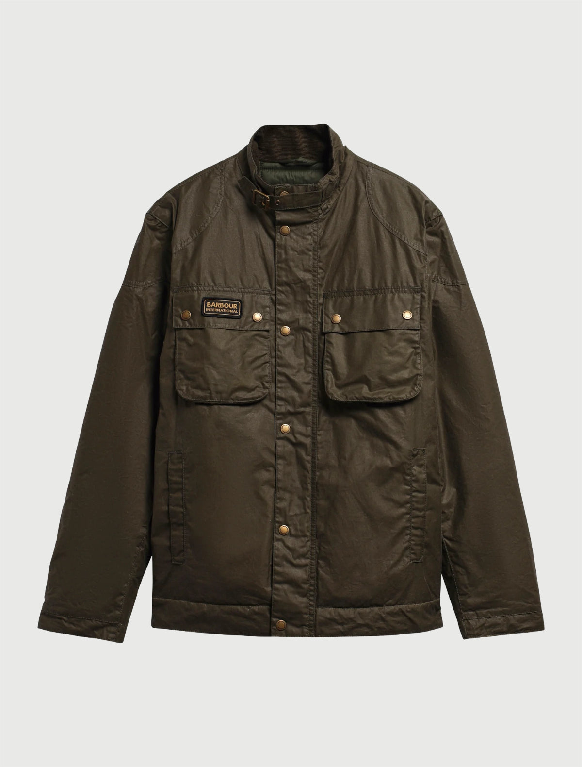 BARBOUR - Giacca cerata invernale Merton - Olive Night