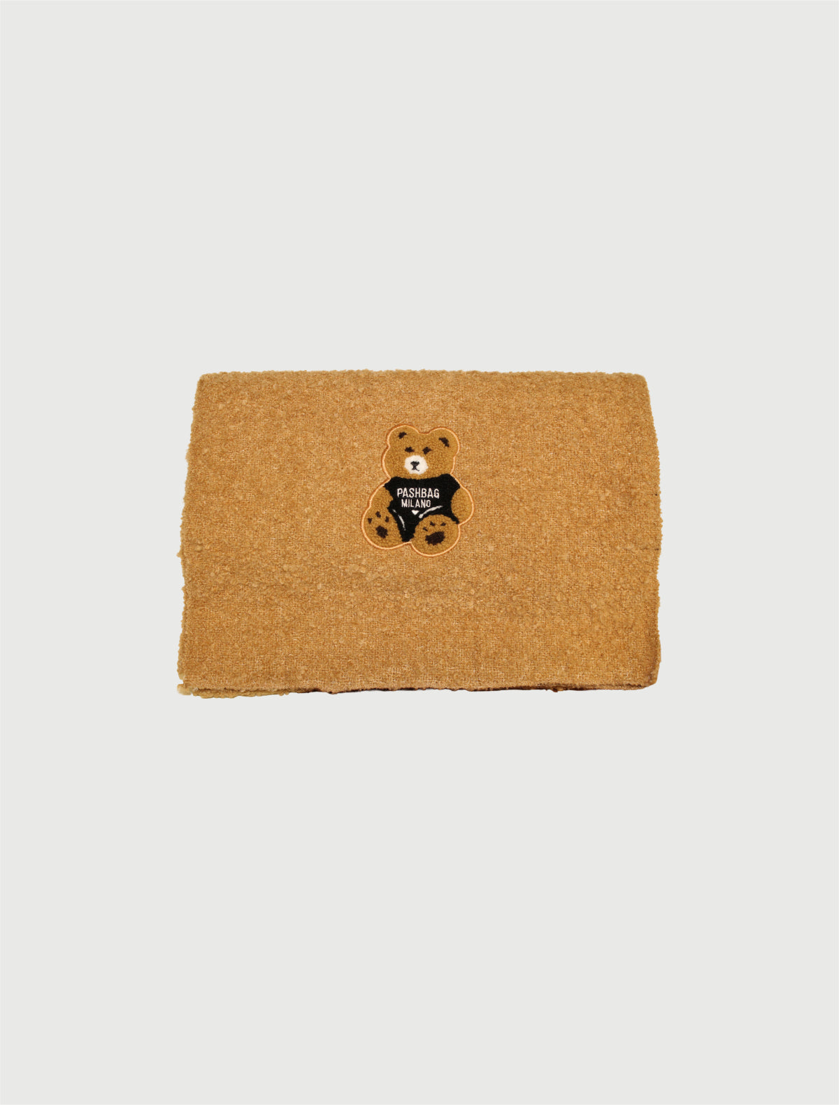 PASHBAG - SCIARPA BOUCLÈ CAMEL-1