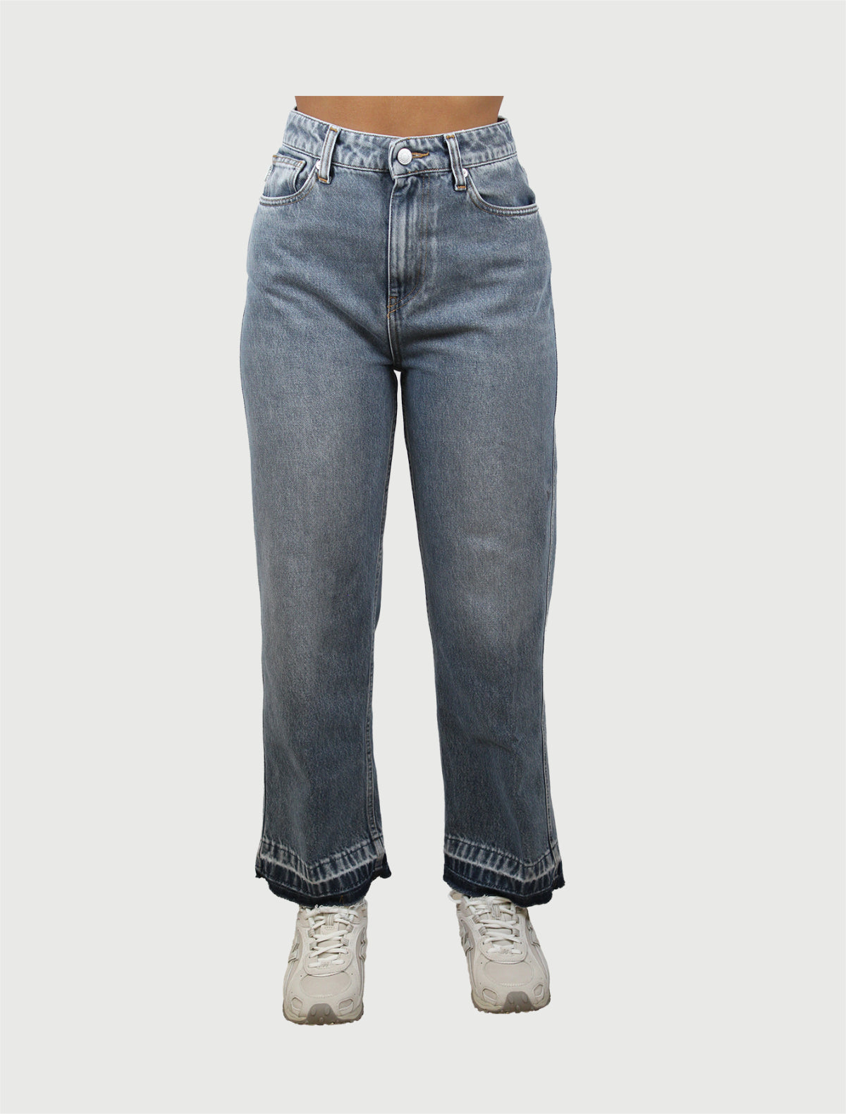 VICOLO - PANTALONE KATE DENIM BLU-2