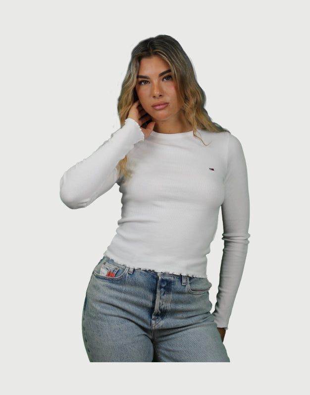 Tommy Jeans Maglietta Ecrù