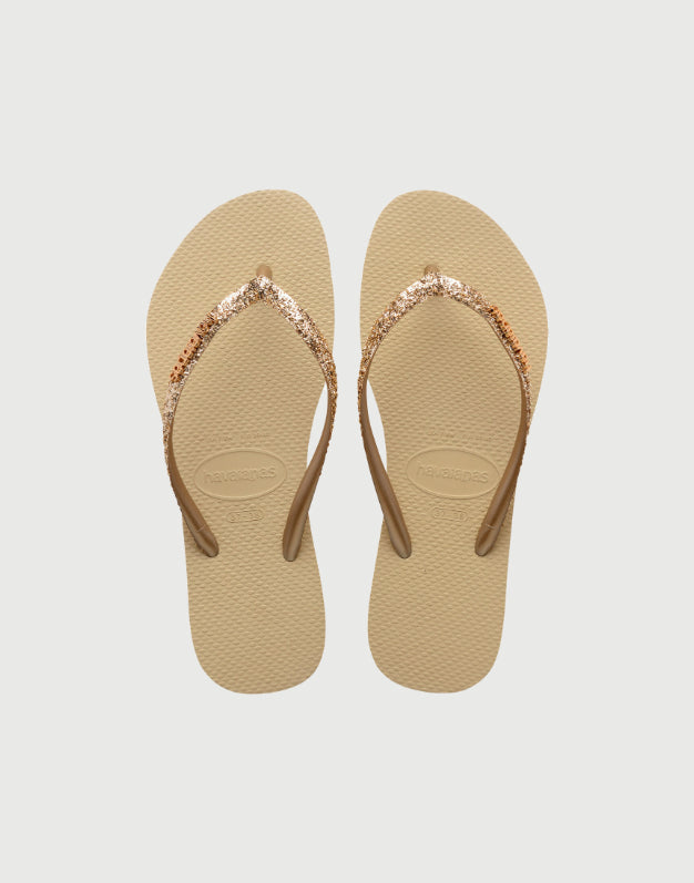 Havaianas Slim Glitter II Sand Grey