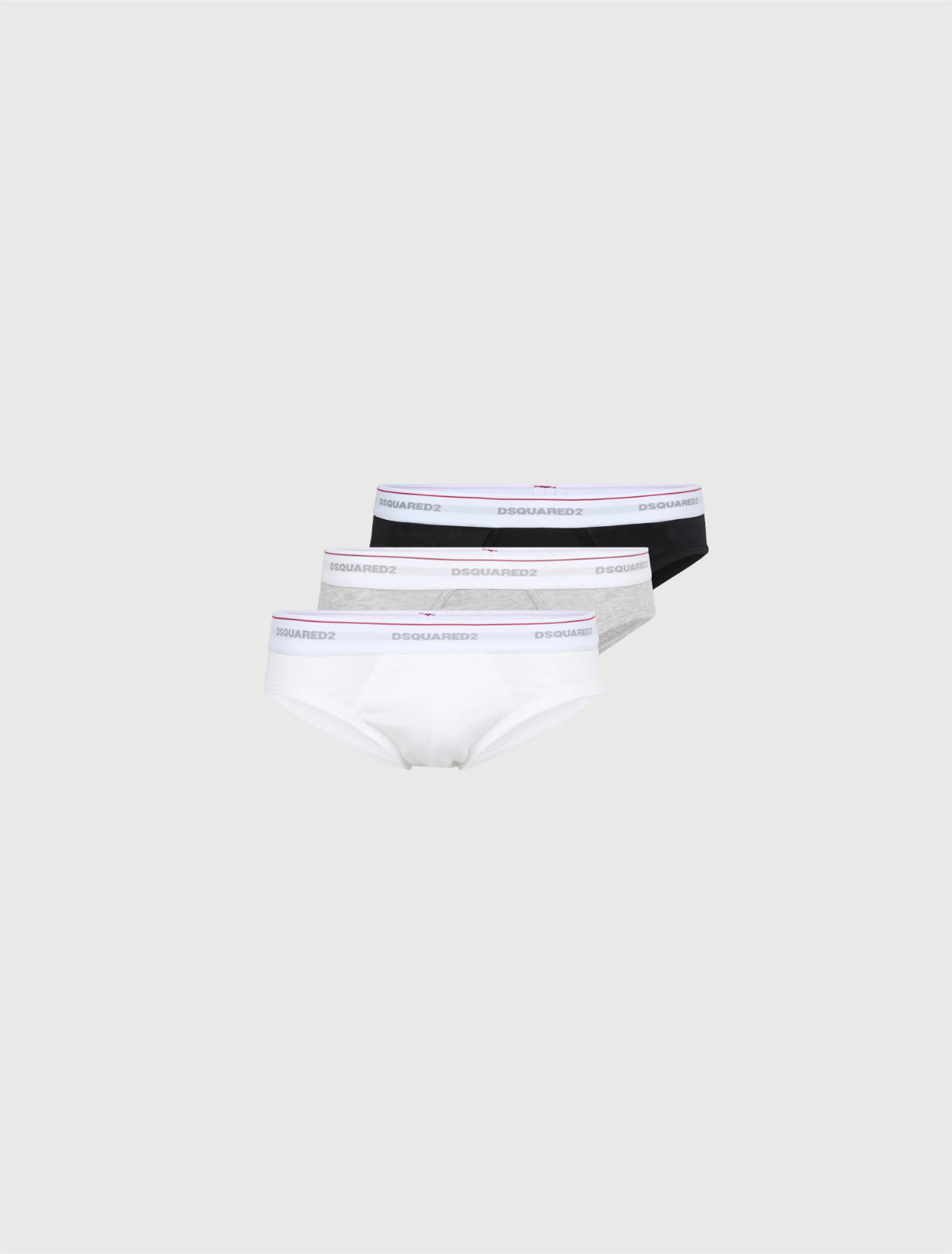 Dsquared2 - Brief Tri - Pack - Set di 3 slip in cotone stretch-3