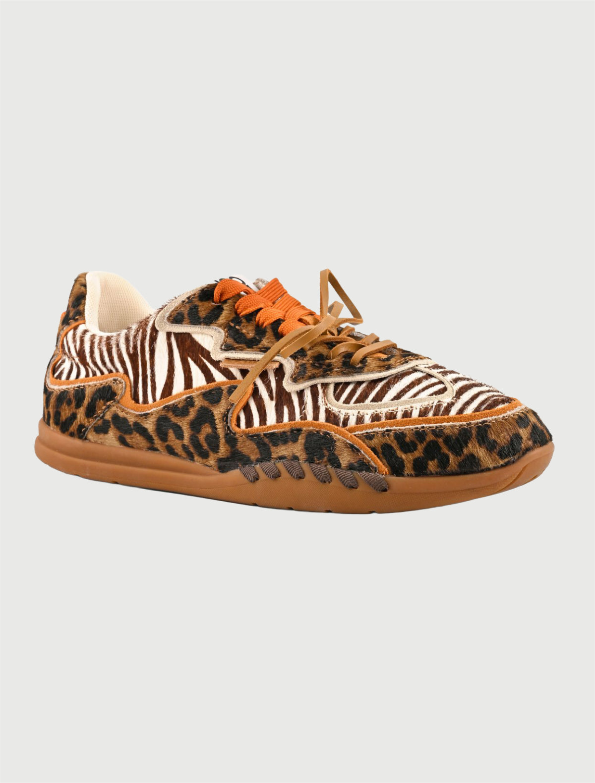 Colors of California - Sneaker YAHI in pelle di vitello Leopardo