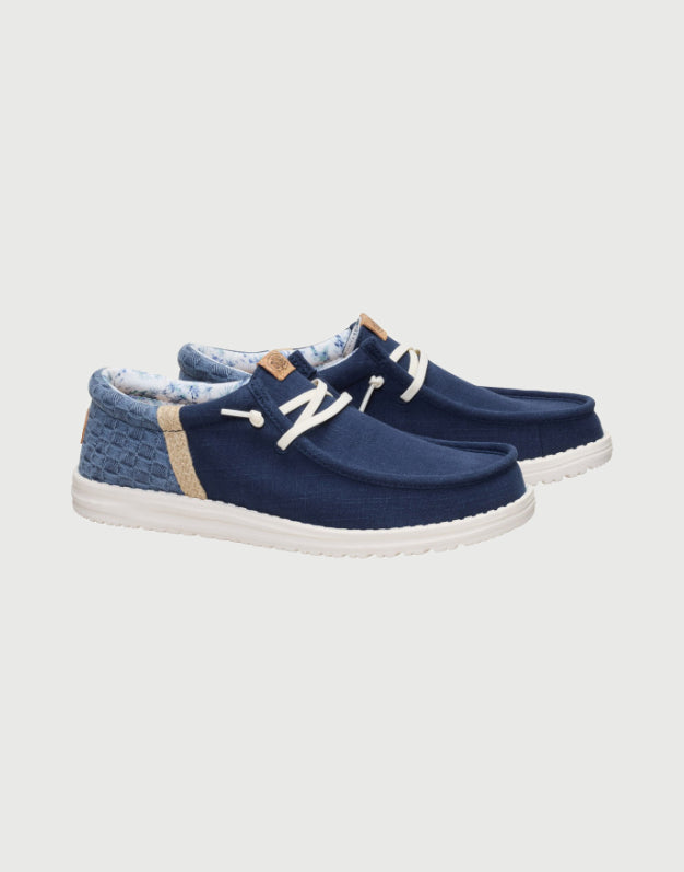 Hey Dude Wally Funk Summer Stitch - Navy Blazer-Multi
