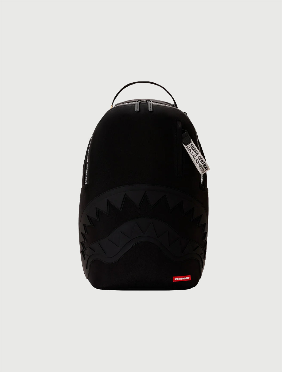 SPRAYGROUND - 910B9587NSZ SHARK CENTRAL PRINTED ZIP BACKPACK-1