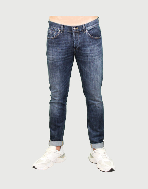 Dondup Pantalone George Blue Skinny Fit