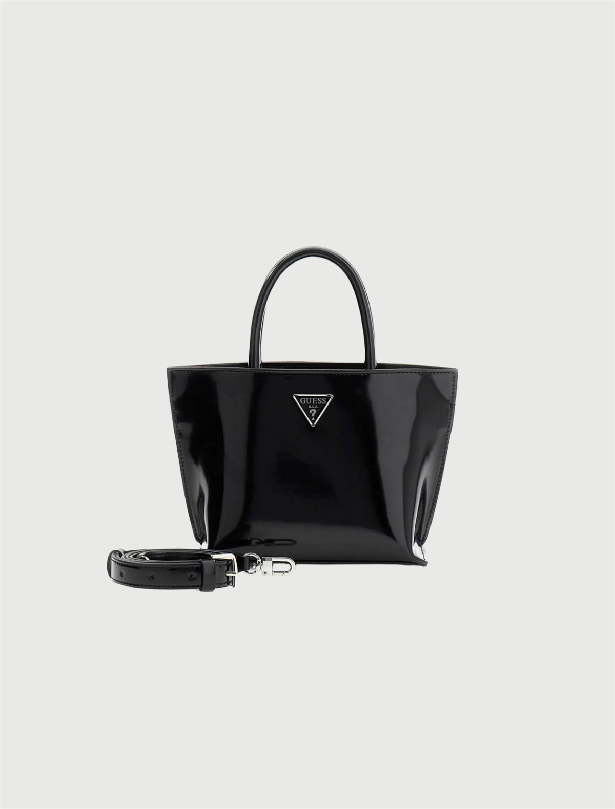 GUESS - Borsetta a mano Arnela Mini Nera Lucida HWNY94 96750