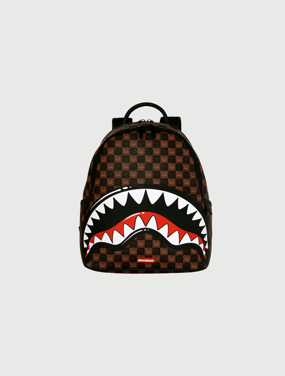 SPRAYGROUND - 910B9305NSZ SHARKS IN PARIS WTF BUBBLE BROWN CHECK SAVAGE BACKPACK-1