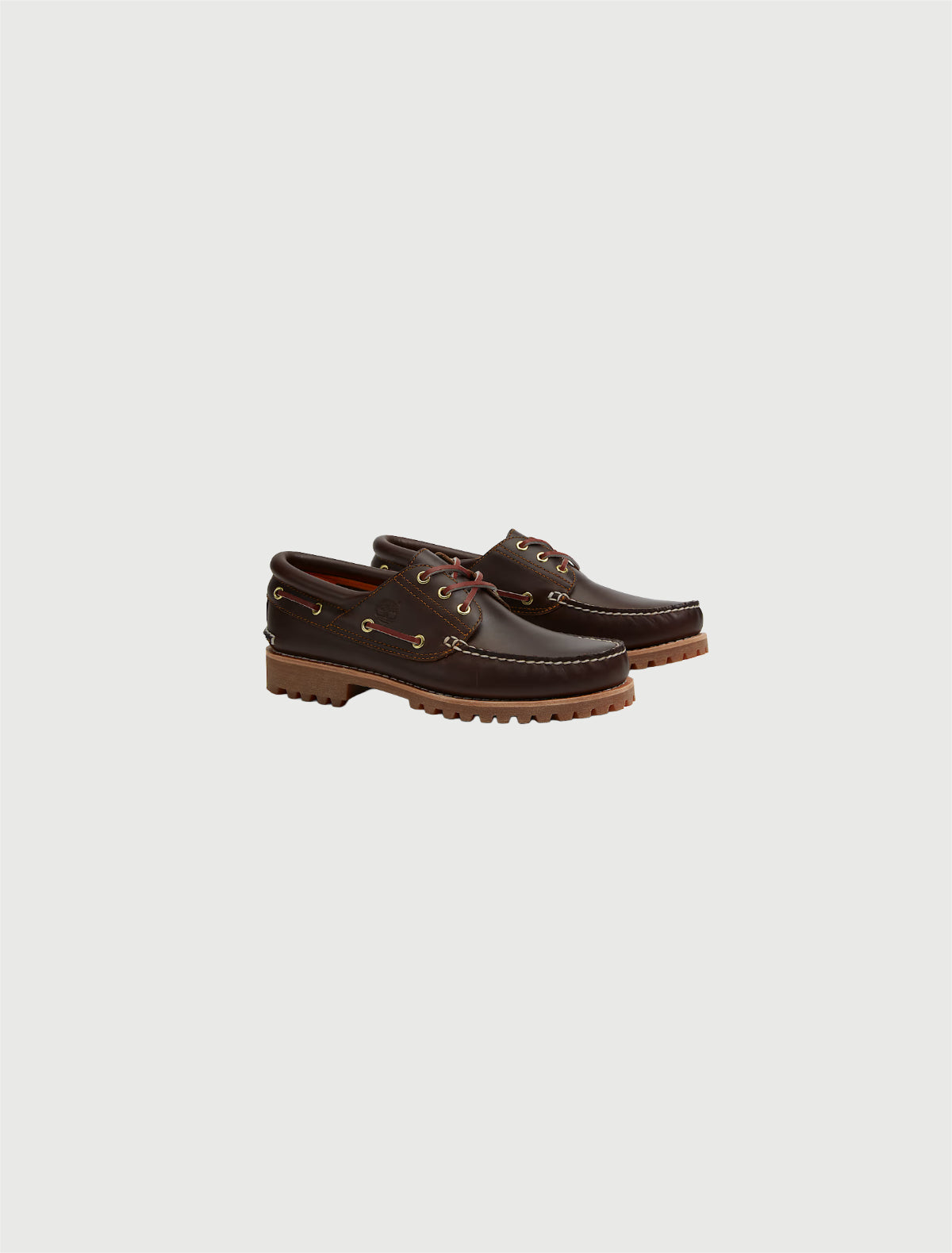 TIMBERLAND - Scarpa da Barca Timberland® Authentic 3-Eye Lug Handsewn da Uomo in marrone