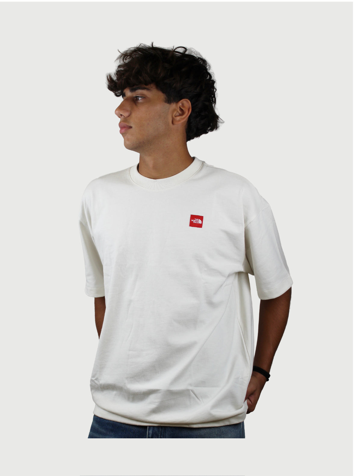 THE NORTH FACE - T-SHIRT TNF RB TEE BEIGE-1