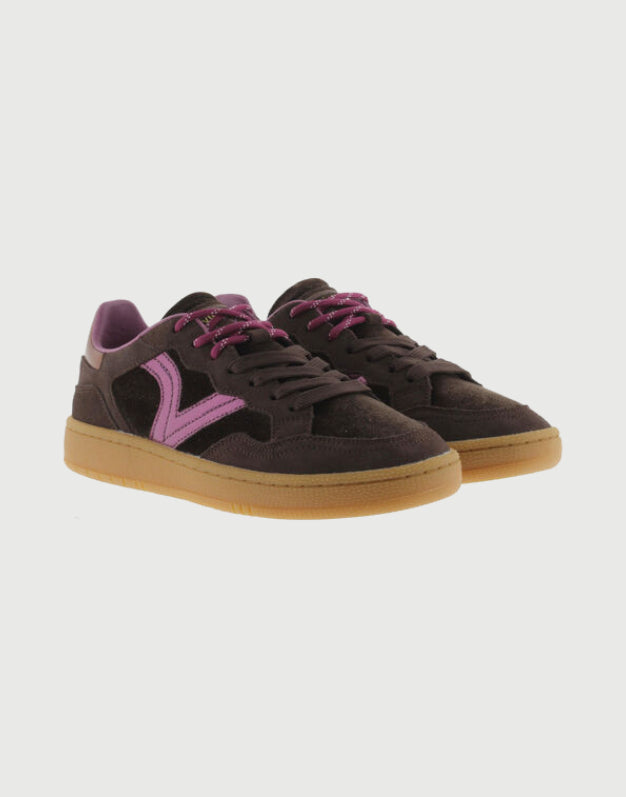 SNEAKERS VICTORIA - MARRONE/BORDEAUX-1