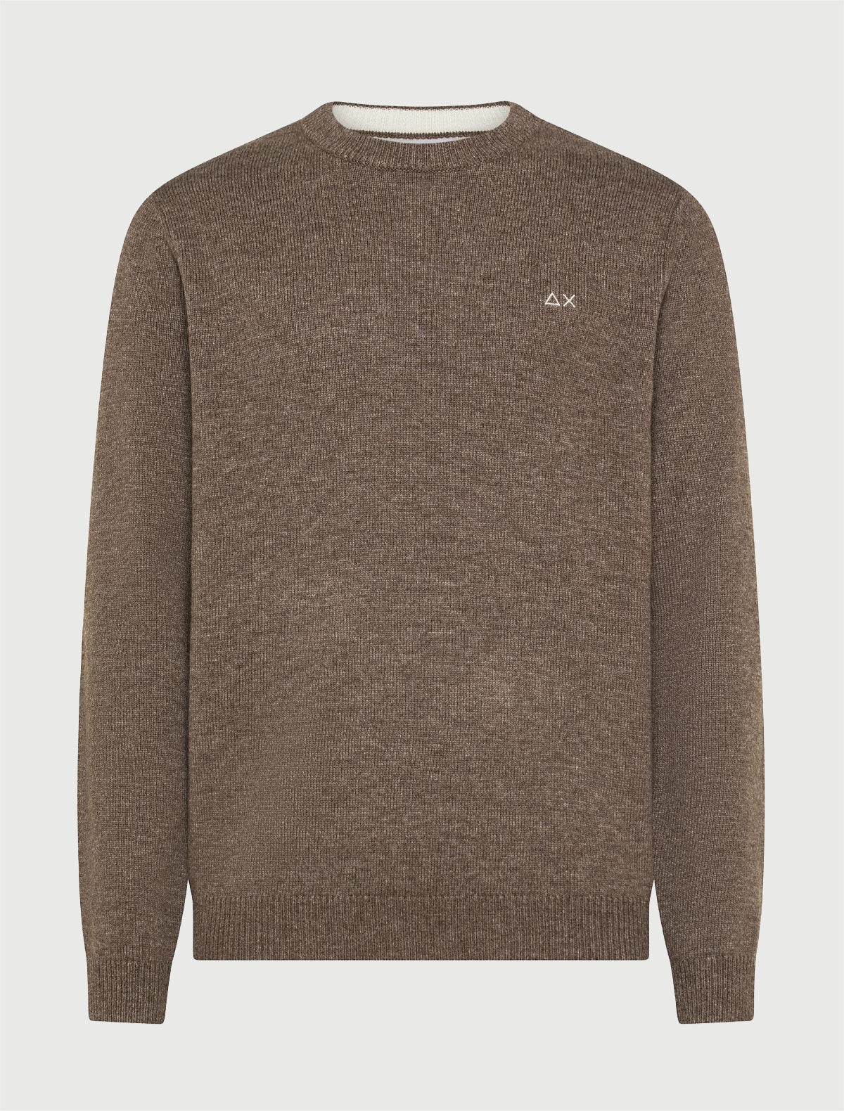 SUN68 - Maglia girocollo in lana e cashmere