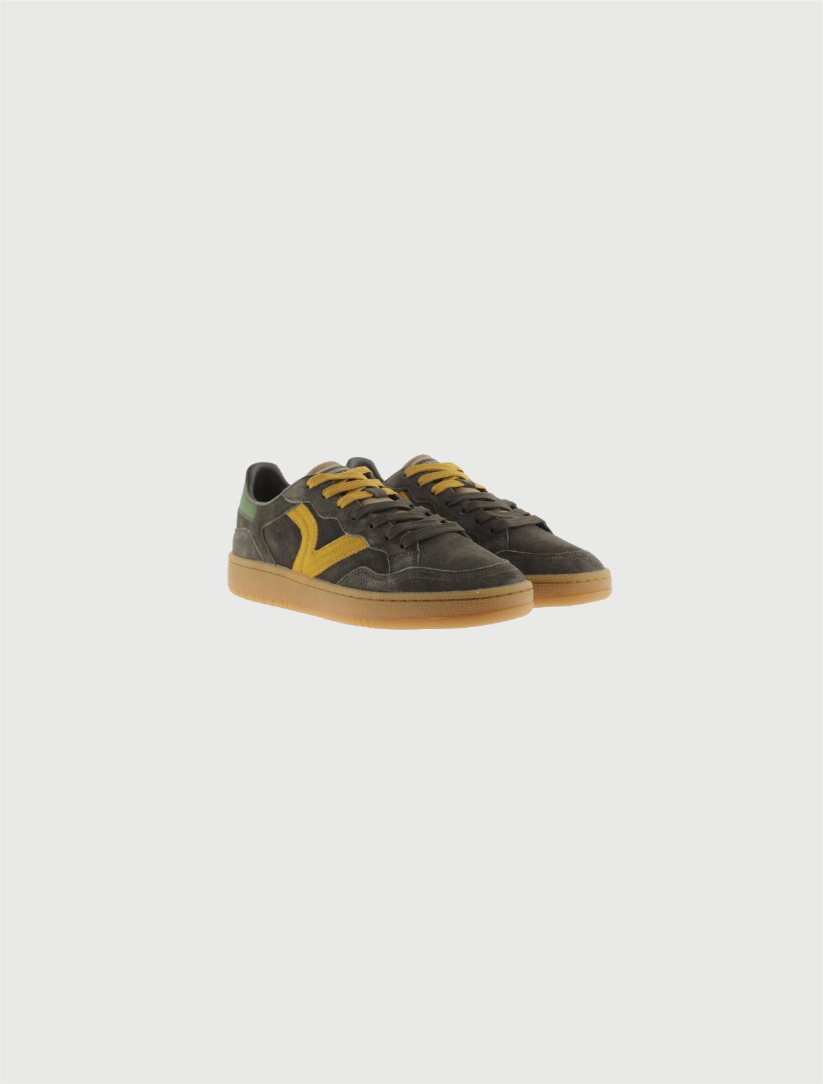 Victoria Sneaker sportive Smash Suede Marron-1