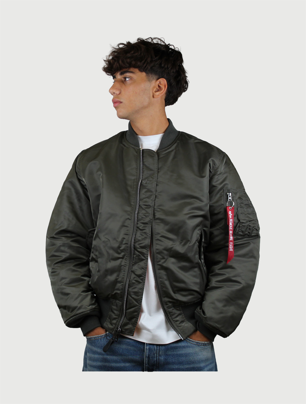 ALPHA INDUSTRIES - Heritage Bomber Jacket Militare-1