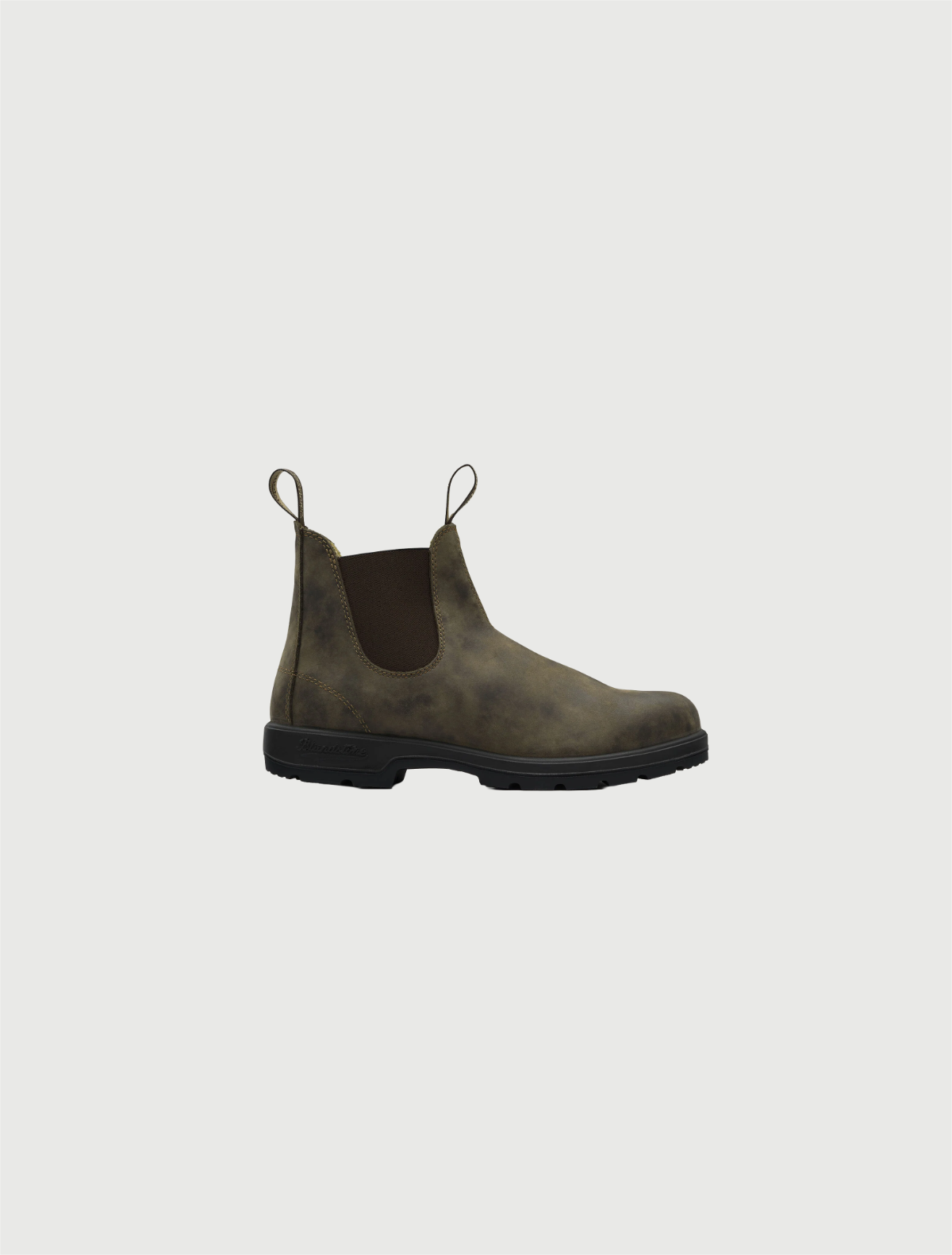 BLUNDSTONE - 585 Elastic Sided Boot Lined Rustic Brown-1