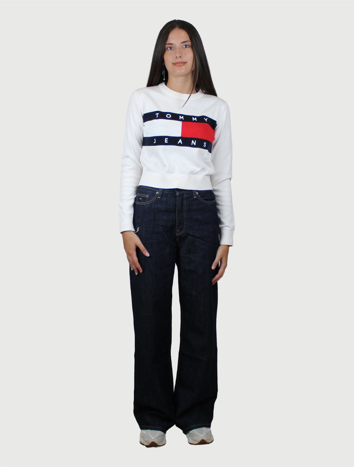 Tommy Jeans Claire Wide Denim Dark