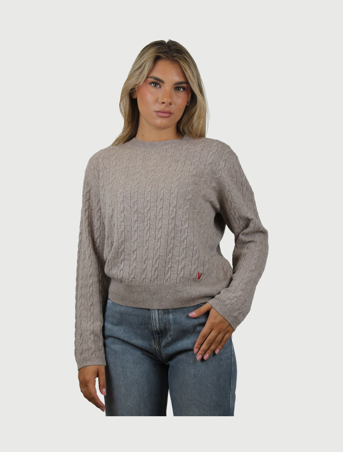 VICOLO - KNITWEAR BEIGE MELANGE