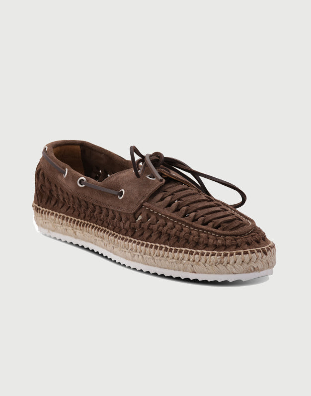 Lagoa - Nautico Trenzado Suede col. Lodo