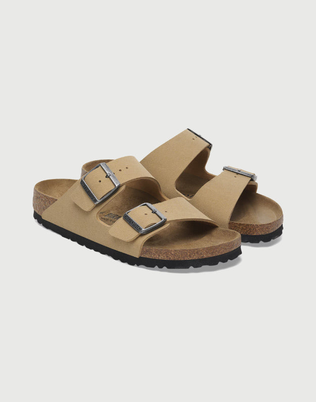 BIRKENSTOCK ARIZONA BS BIRKIBUC - Latte Cream