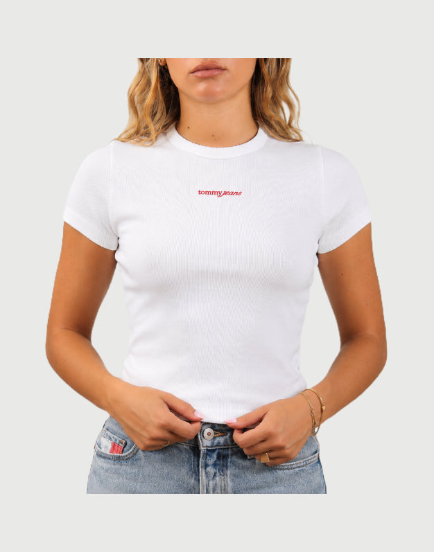 Tommy Jeans Tee Slim Script