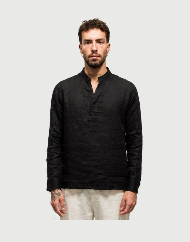Seinse - Camicia Nera Coreana-1