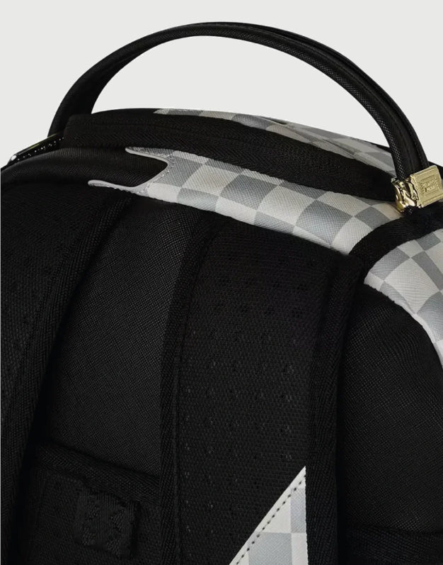 Sprayground Zaino Cream Check Side Drip-5