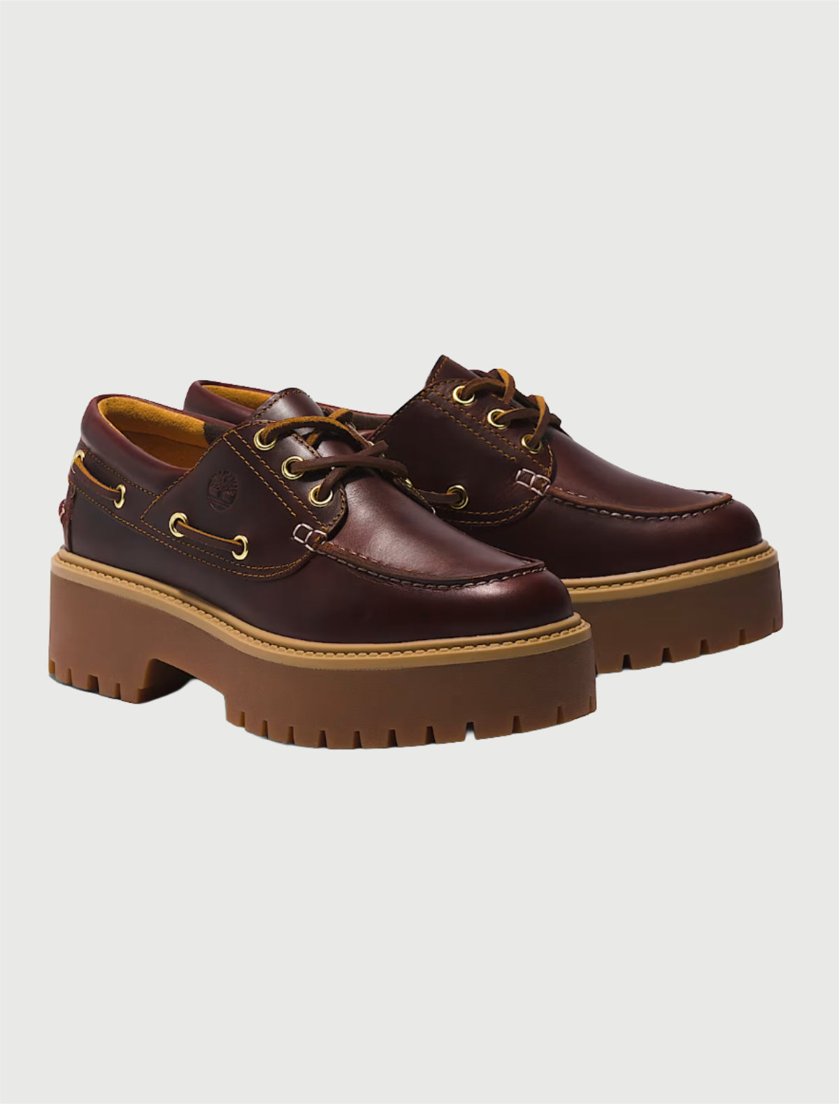 TIMBERLAND - Scarpa da Barca con Plateau Stone Street da Donna in marrone-1