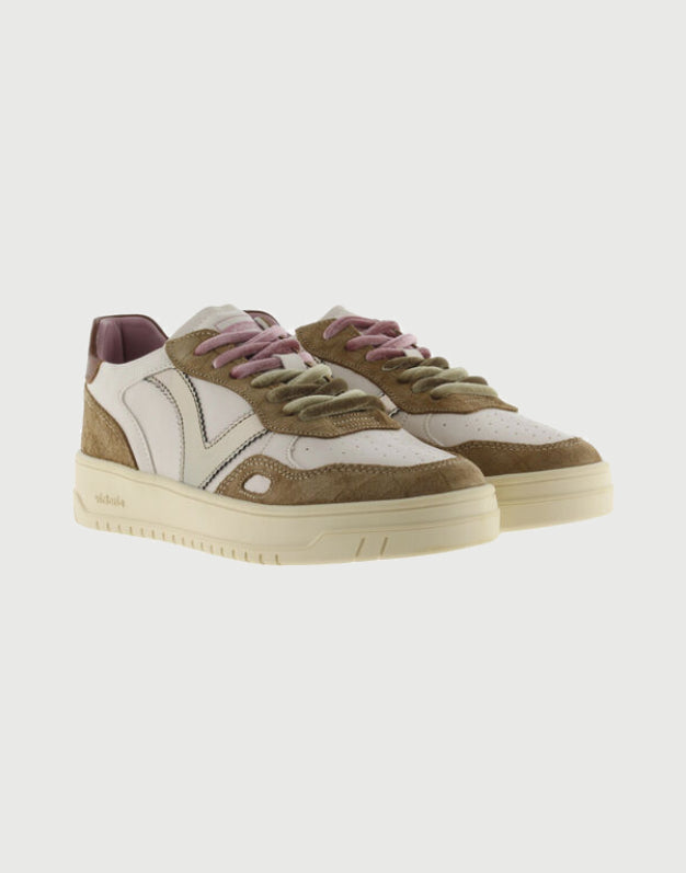 SNEAKERS VICTORIA - CUOIO-1