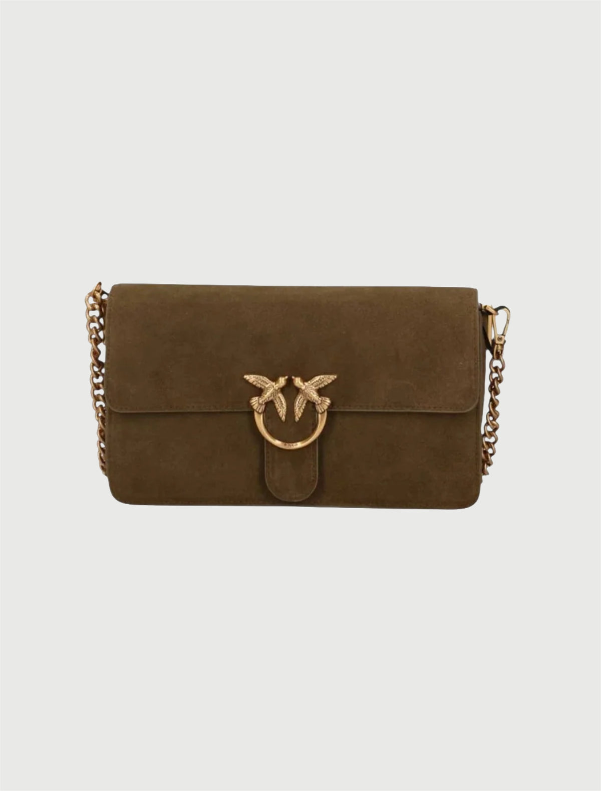 Pinko - Love One Slouchy S Mini Bag in Suede