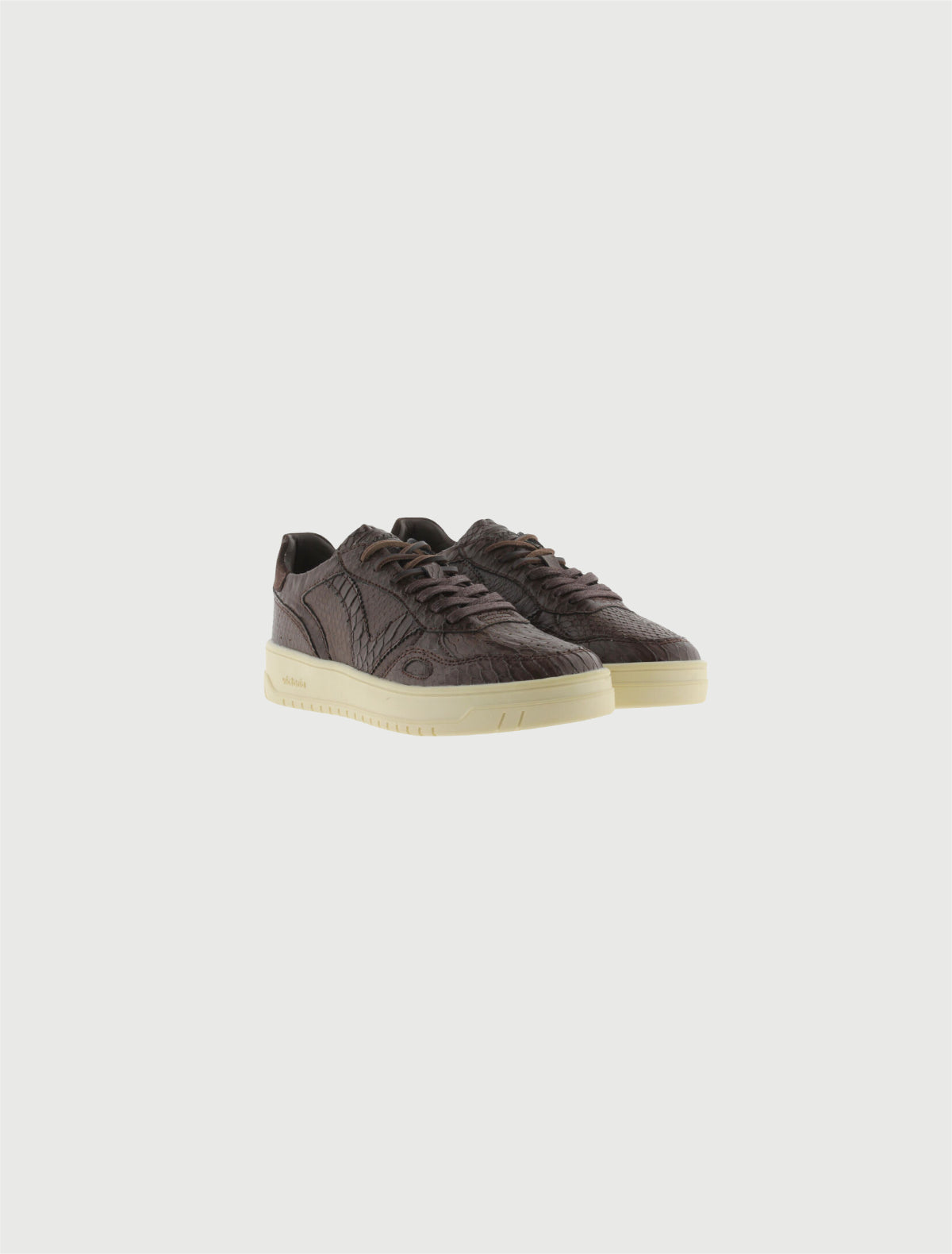 VICTORIA - SEUL SNAKE-EFFECT - MARRON-1