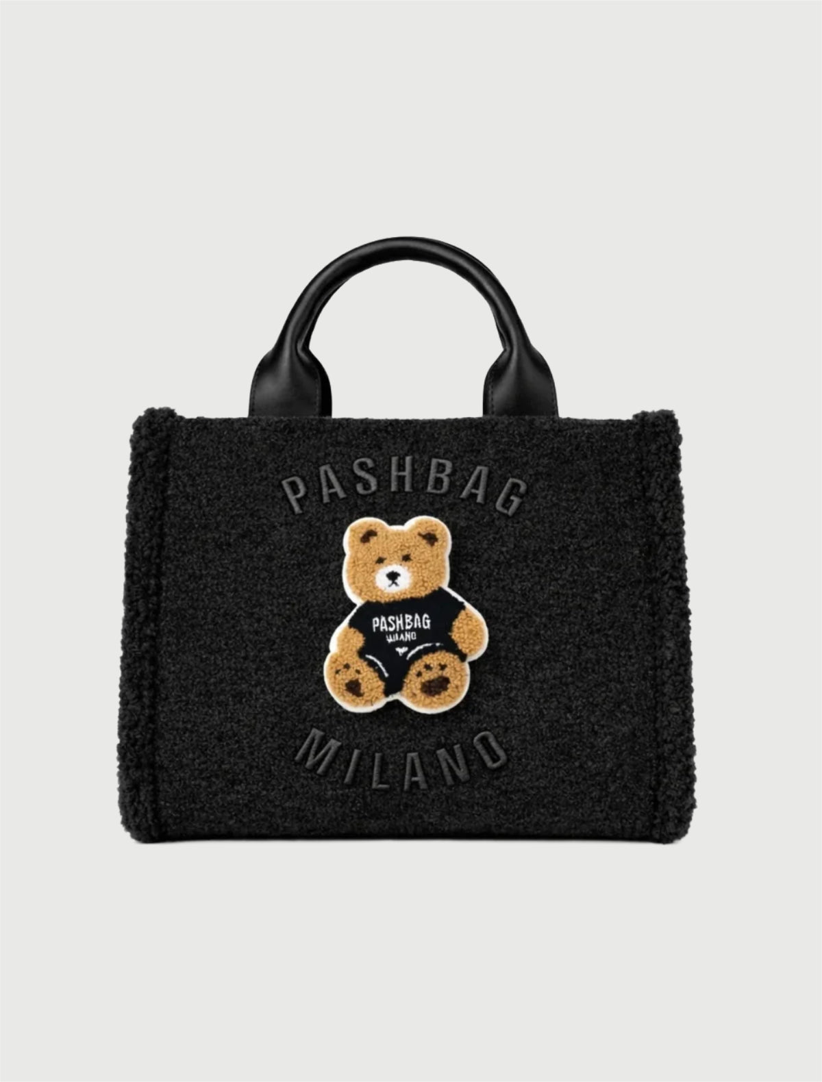 PASHBAG - BORSA MINI MARGE - SHEPERD WOOL NERA-1