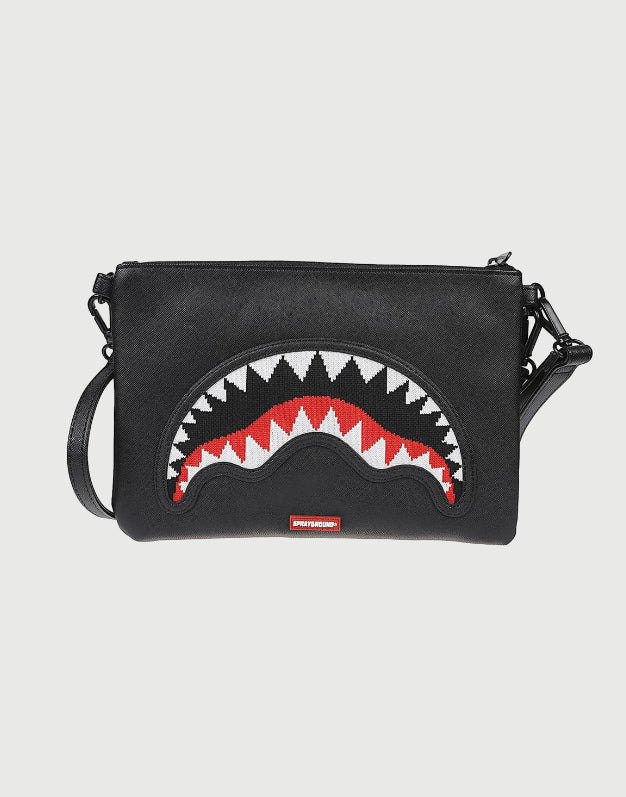 Sprayground Borsa Pochette Fly Knit Mouth Crossover Clutch-1