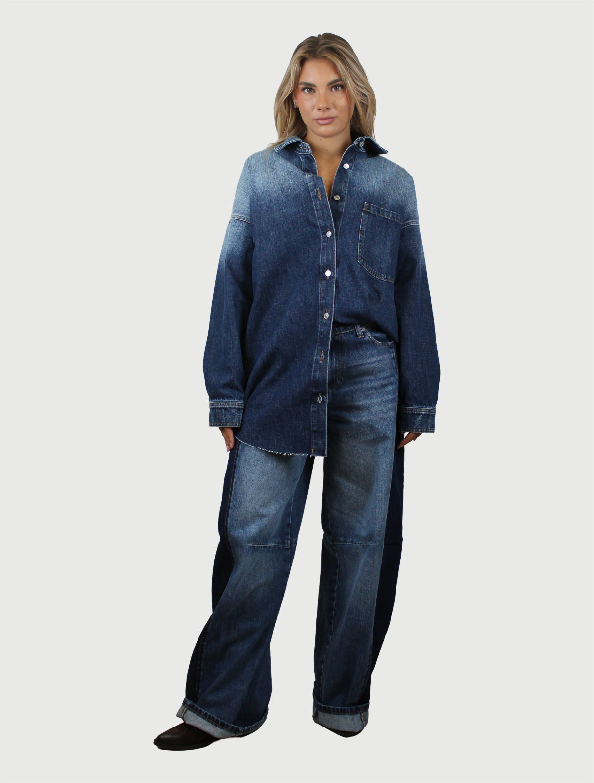 VICOLO - PANTALONE MAITE DENIM BLU