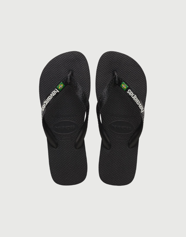 Havaianas Brasil Logo Black