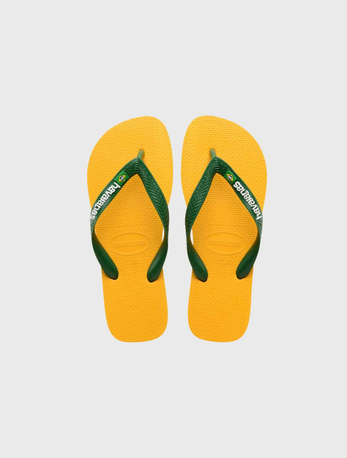 Havaianas Brasil Logo Pop Yellow