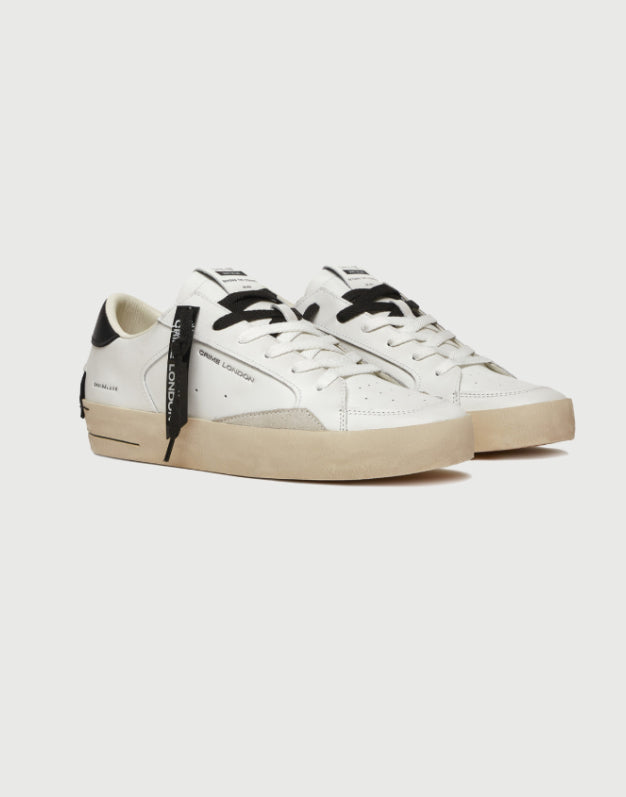 Crime London SK8 DELUXE - White Black